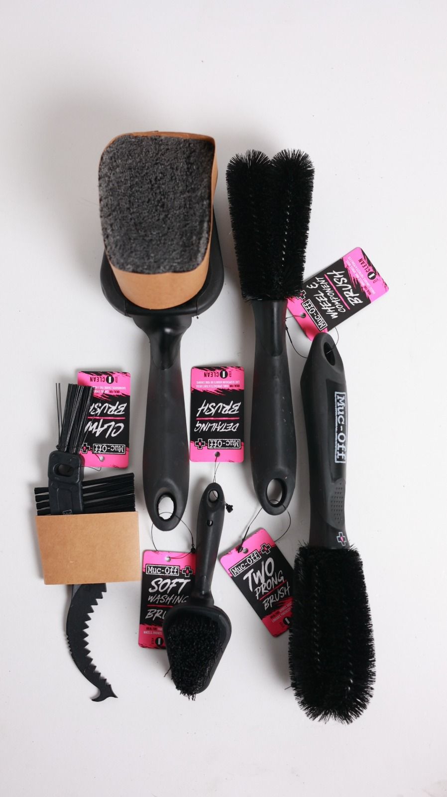 Набор щёток Muc-Off Premium Brush Kit 5шт для мойки велосипеда