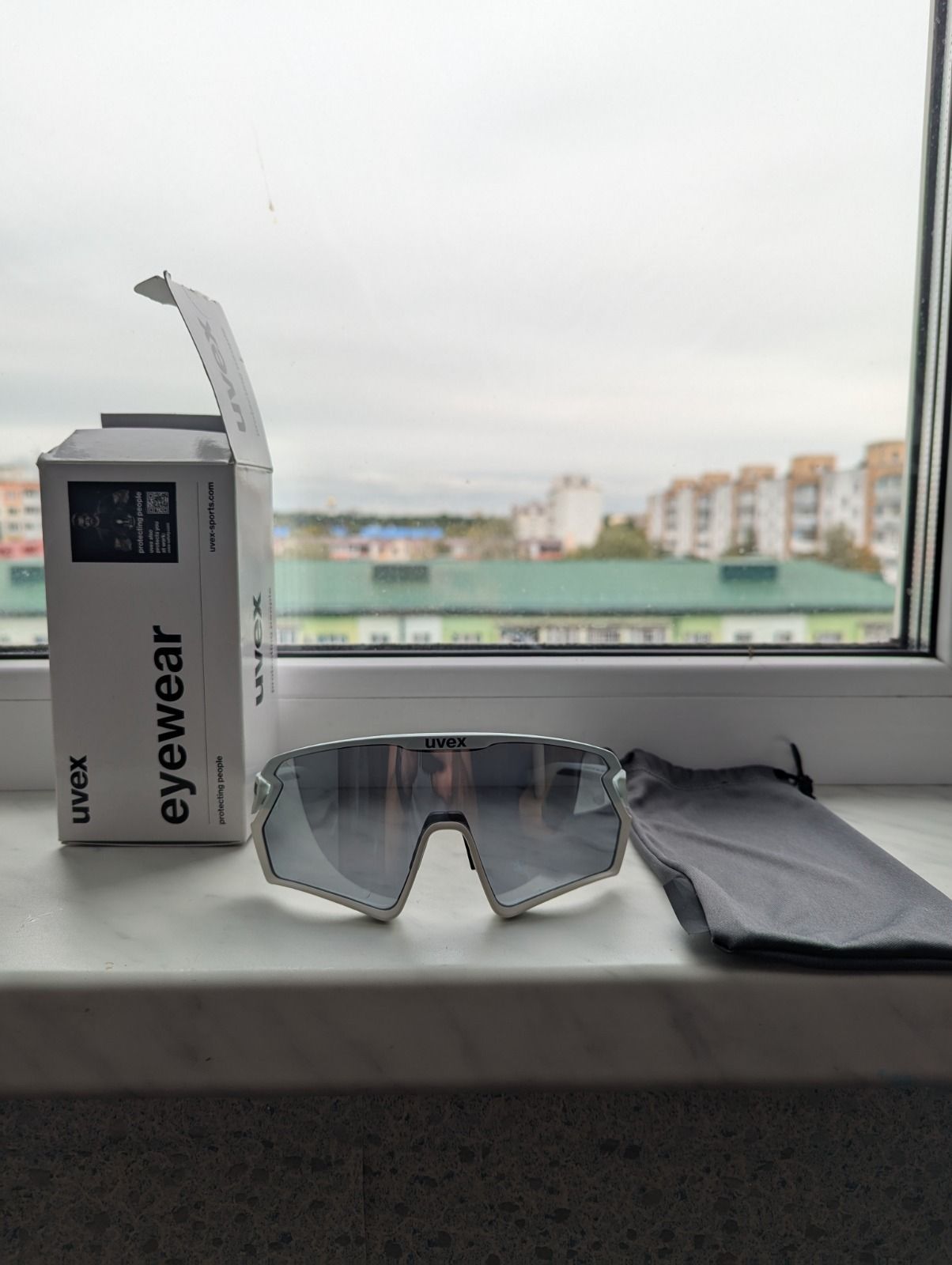 Uvex Sportstyle 231 2.0 glasses - Cloud matt mirror silver cat.2