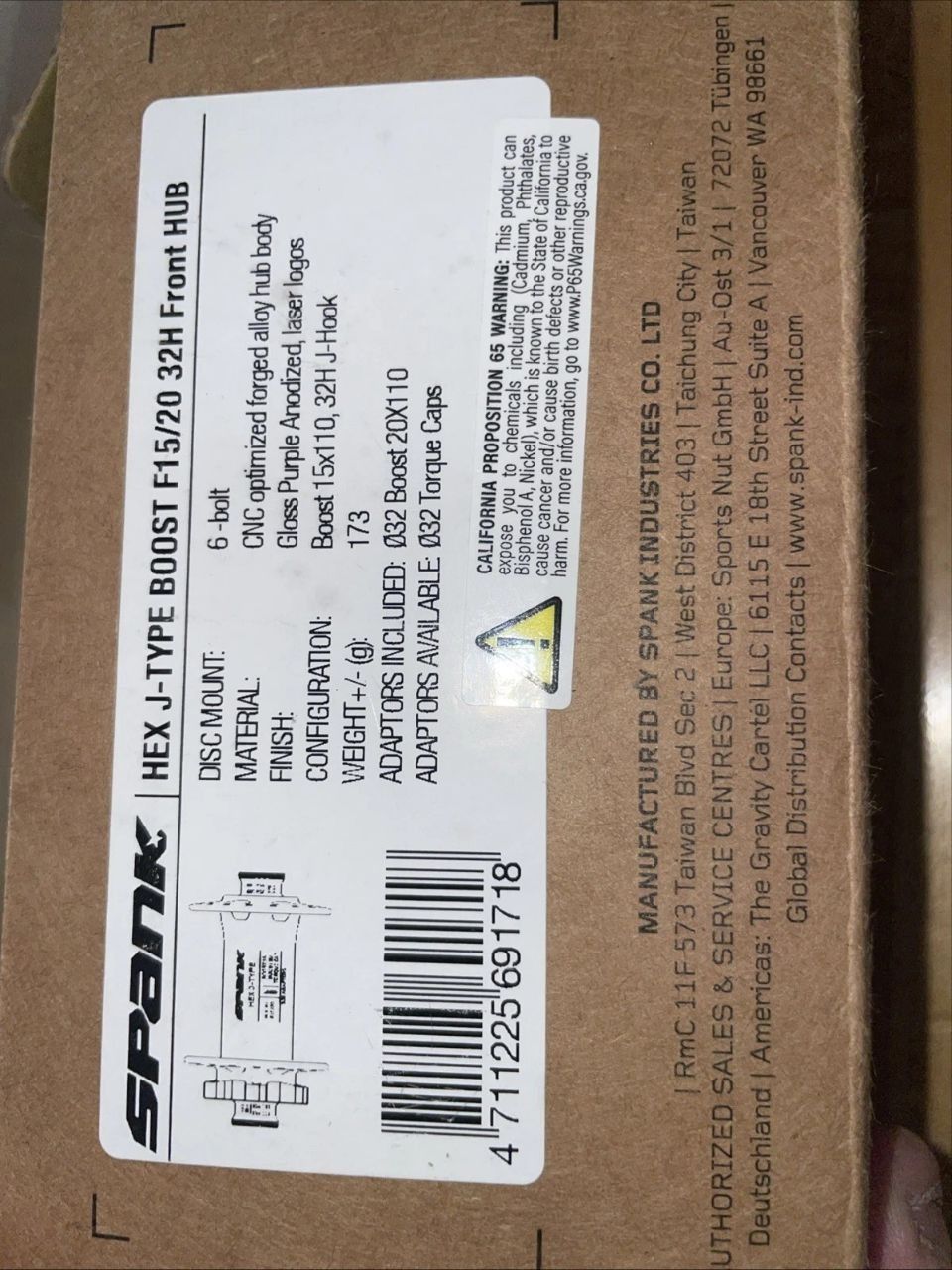 Топовая Spank Hex буст, под оси 15 и 20! 32отв, новая