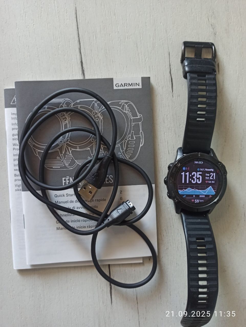 Garmin Fenix 6 sapphire