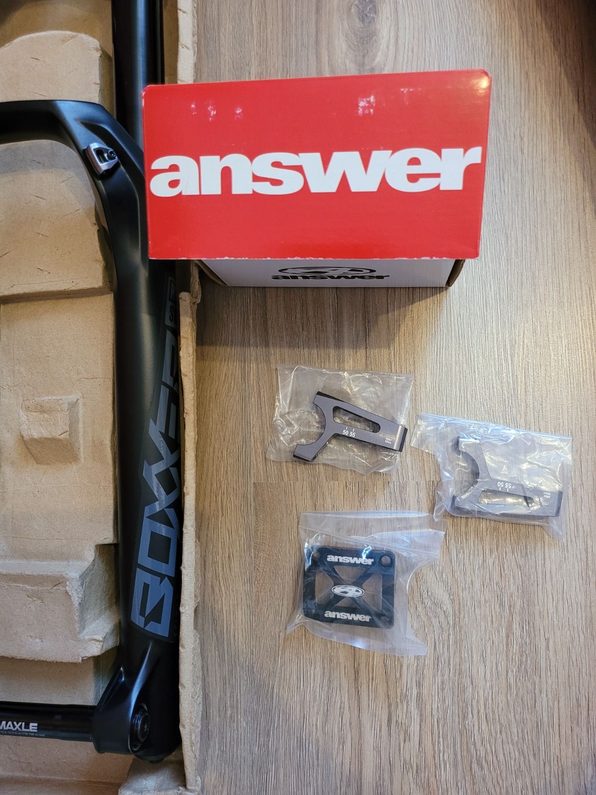 Вилка Rockshox Boxxer 2023г 180 и 200мм пружины, ремка 200ч, вынос