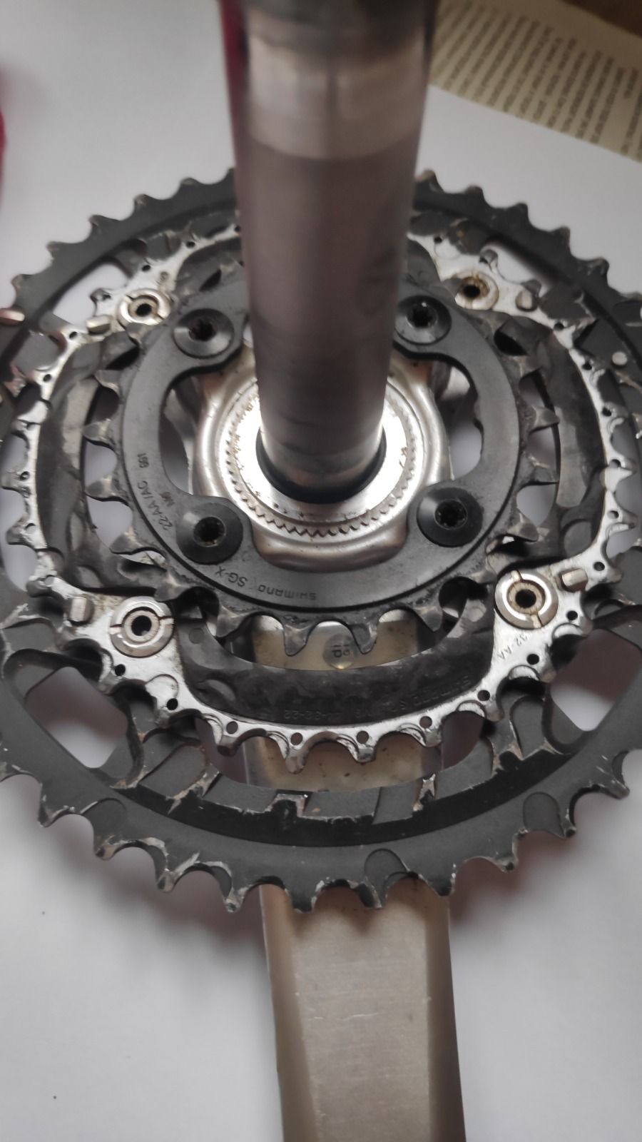 набор сет группа комплект 9s 9sp 9ск 9 скоростей Shimano Deore XT шатуны звёзды переключатели цепь каретка