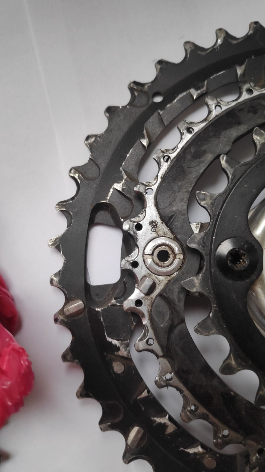 набор сет группа комплект 9s 9sp 9ск 9 скоростей Shimano Deore XT шатуны звёзды переключатели цепь каретка