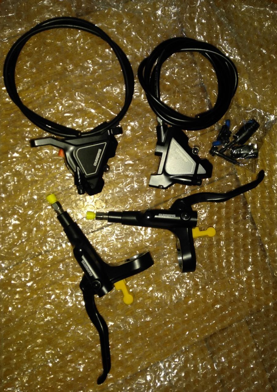 Гидравлические тормоза shimano под flat mount