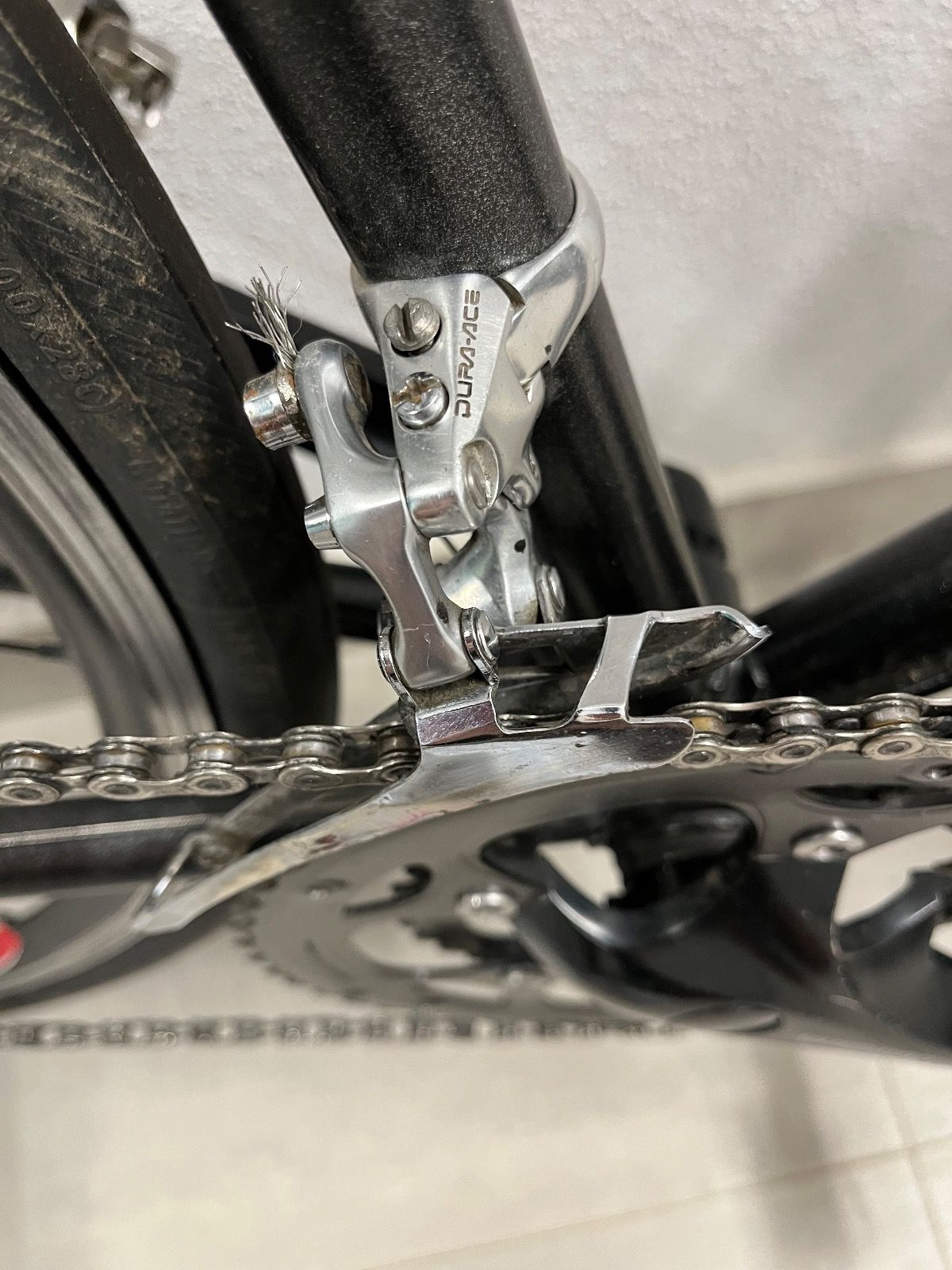 Шоссейник на компонентах Shimano, рама ХВЗ Старт-шоссе 87г