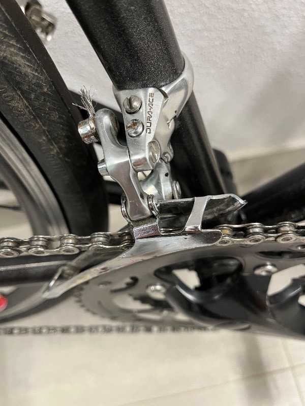 Шоссейник на компонентах Shimano, рама ХВЗ Старт-шоссе 87г