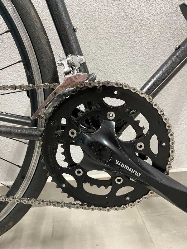 Шоссейник на компонентах Shimano, рама ХВЗ Старт-шоссе 87г