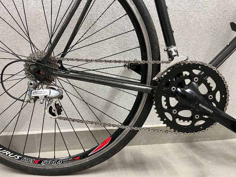 Шоссейник на компонентах Shimano, рама ХВЗ Старт-шоссе 87г