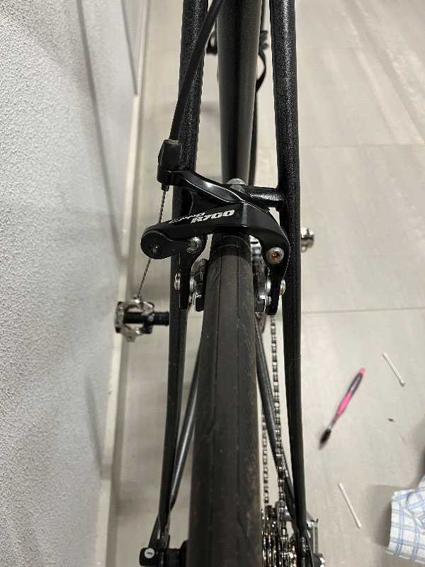 Шоссейник на компонентах Shimano, рама ХВЗ Старт-шоссе 87г