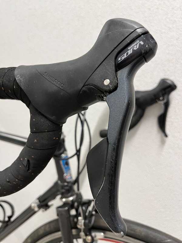 Шоссейник на компонентах Shimano, рама ХВЗ Старт-шоссе 87г