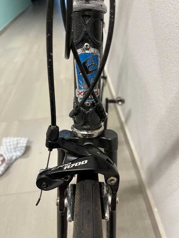 Шоссейник на компонентах Shimano, рама ХВЗ Старт-шоссе 87г