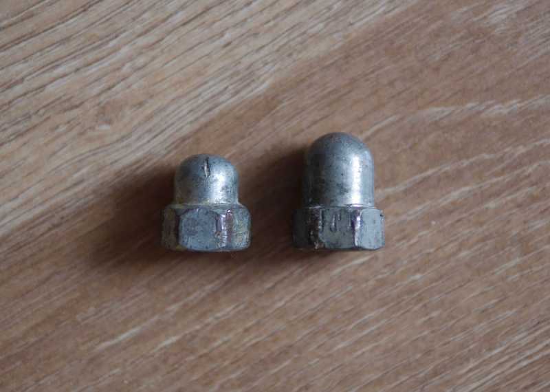 Гайки колёсные 5/16'' 26TPI (М8х1 мм) винтаж