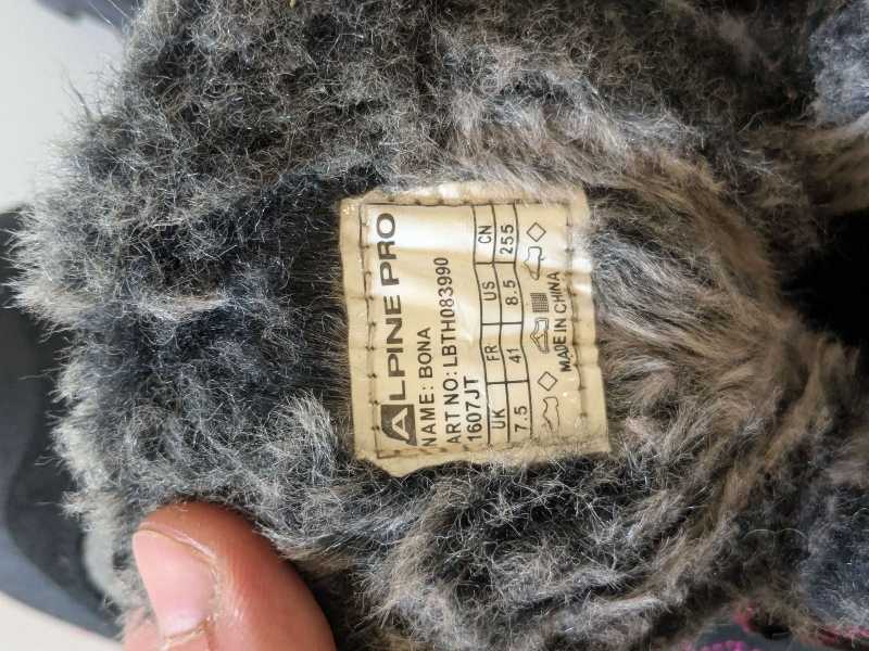 Alpine pro bona женские зима трекинговые ботинки (размер 41)