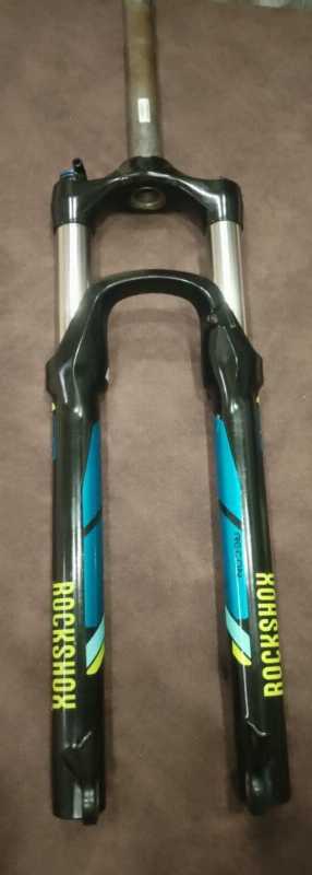 Вилка Rockshox TK Silver Solo Air 100-120mm, под колеса 27.5 дюйма, эксцентрик