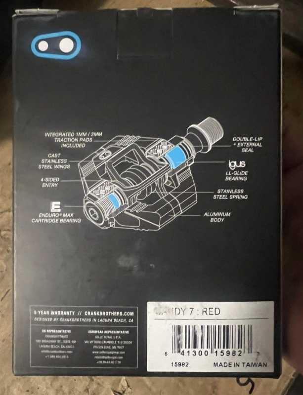 Топовые новые педали Crank brothers Candy 7