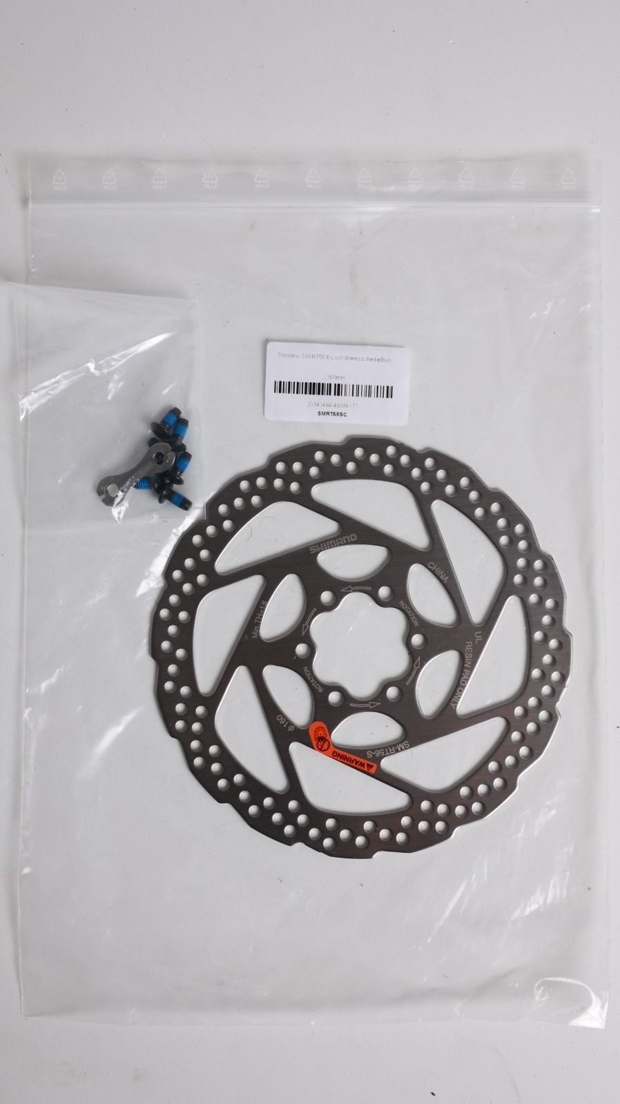 Новые ротора Shimano SM-RT56 и SM-RT66 - 6 болтов, 160мм