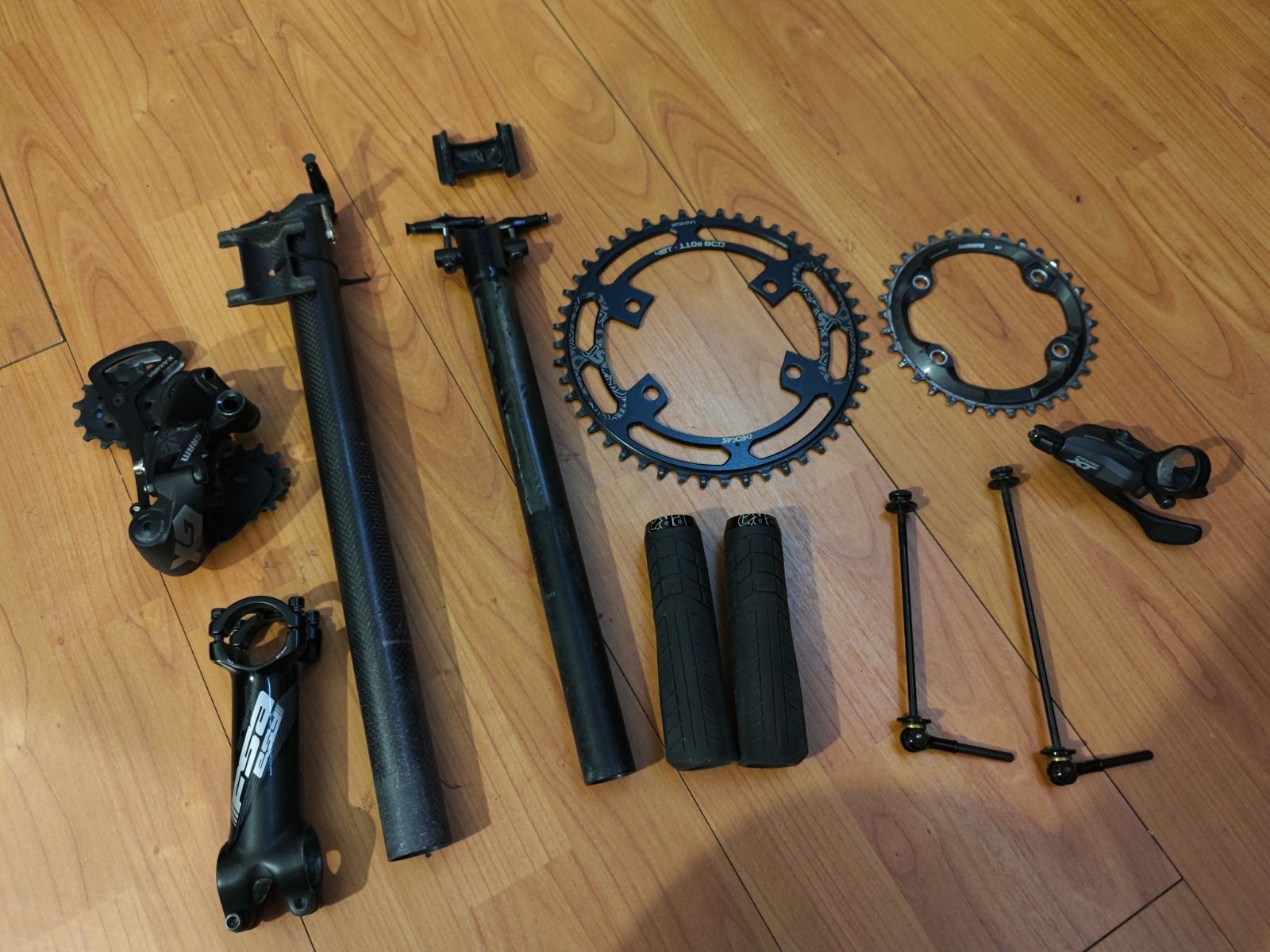 Переключатели, манетки, звёзды, подседелы