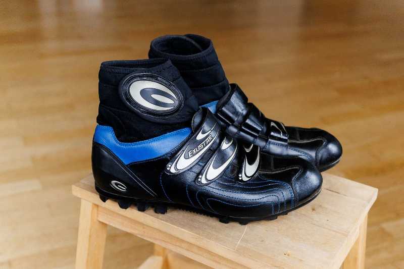 осенние\зимние велотуфли - Exustar MTB Winter SPD с шипами. 45 размер.