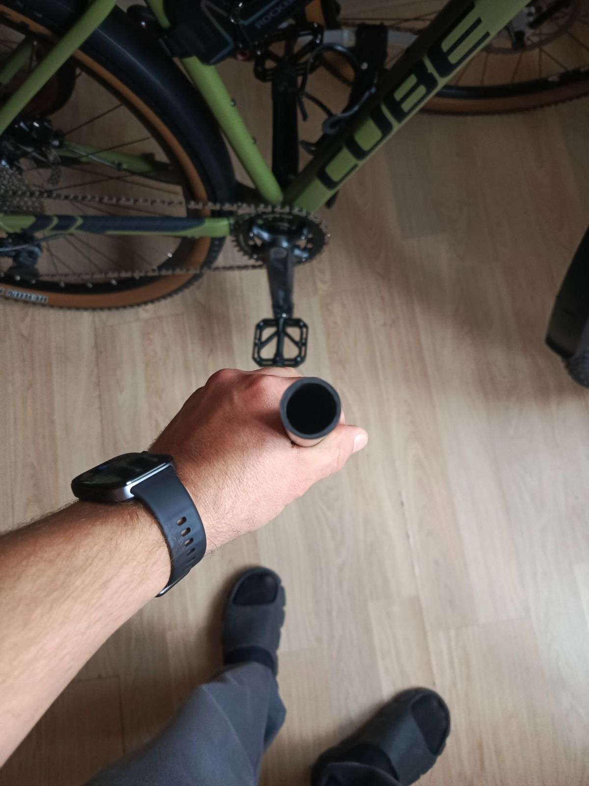 Карбоновый руль.