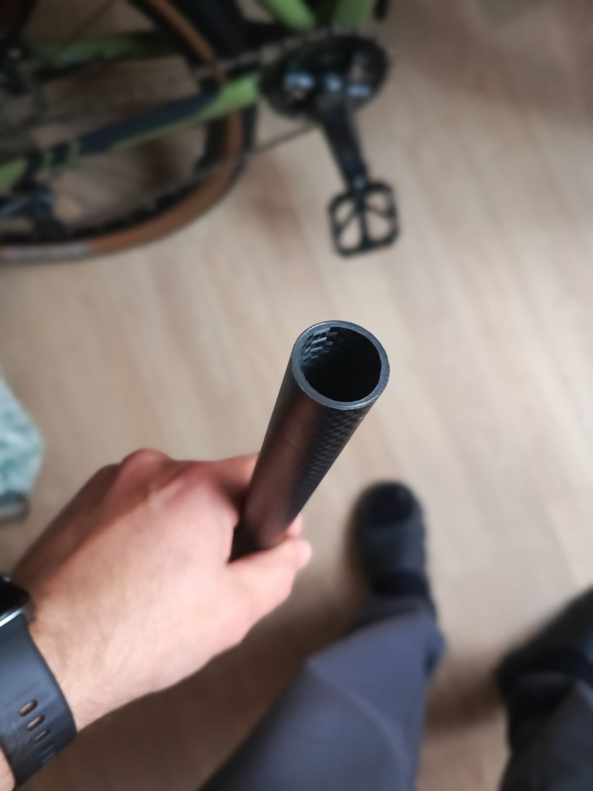 Карбоновый руль.