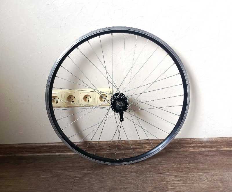 Колесо переднее 26 на промах (под дисковый и ободной тормоз)