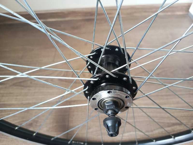 Колесо переднее 26 на промах (под дисковый и ободной тормоз)