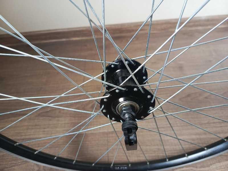 Колесо переднее 26 на промах (под дисковый и ободной тормоз)