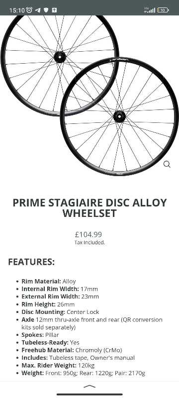 Колёса Prime 28D