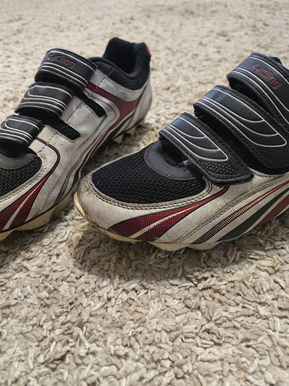 Велотуфли Crivit с шипами Shimano 44 размер