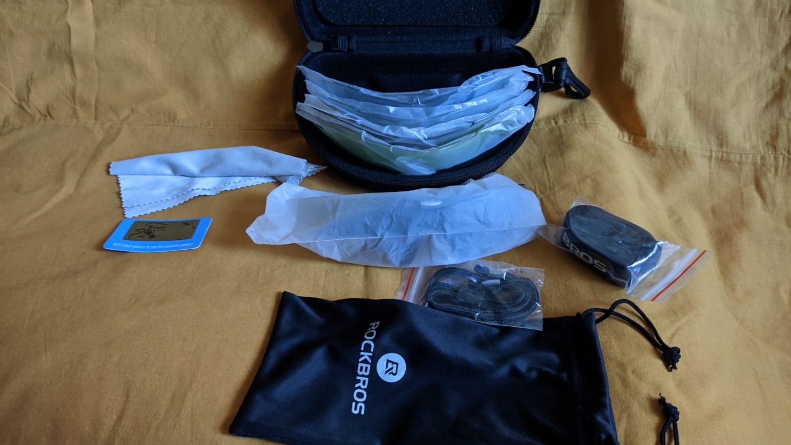 Очки велосипедные Rockbros , комплект , новые