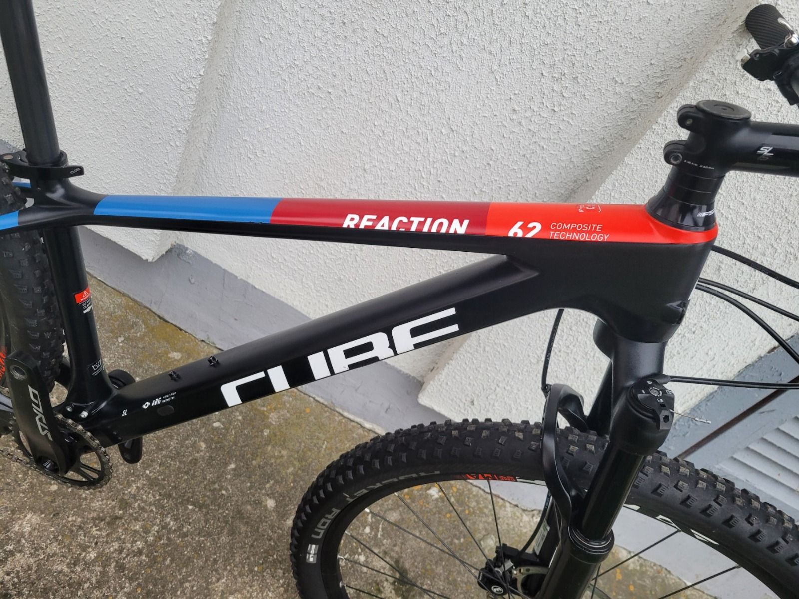 Карбоновый велосипед CUBE Reaction C:62, рама S.