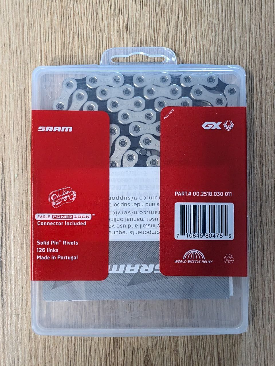 Новая цепь SRAM GX Eagle, 12-ск, 126зв