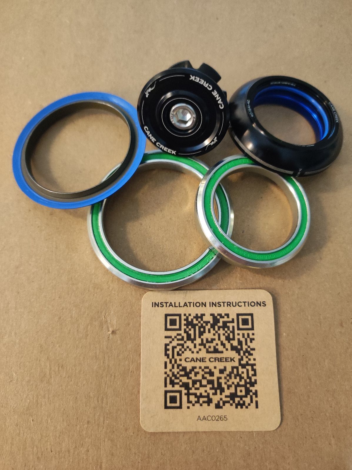 Коническая рулевая колонка Cane Creek 40-Series IS42/28.6 - IS52/40 Интегрированная