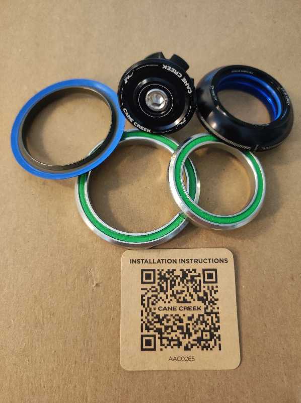 Коническая рулевая колонка Cane Creek 40-Series IS42/28.6 - IS52/40 Интегрированная