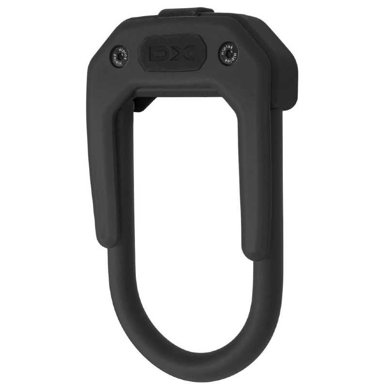 Hiplok DX Bike U-Lock 150x85mm - all black+Hiplok DX Frame Bracket - black