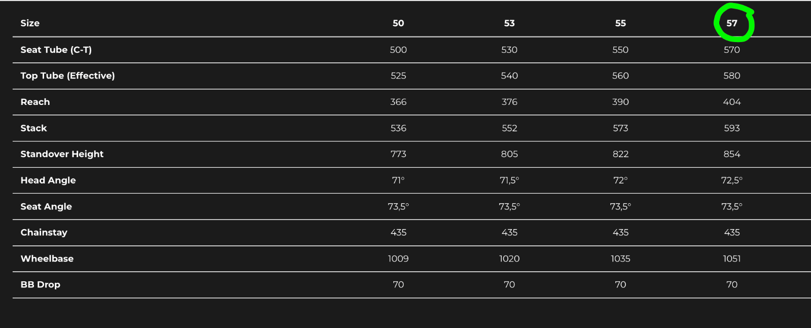 Фреймсет Finna Taroko р-р 57