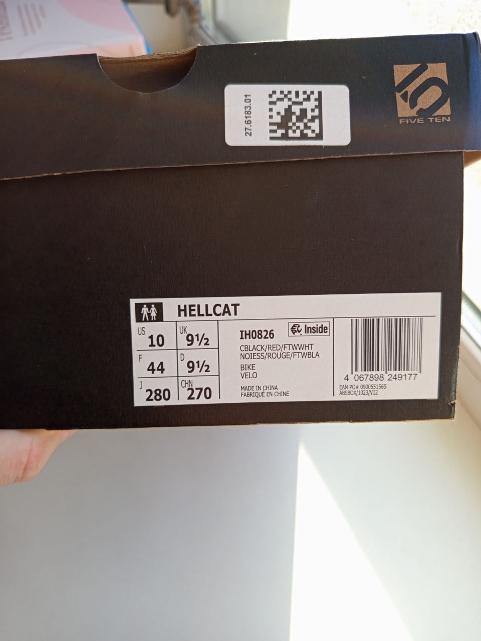 Велотуфли Five Ten(adidas) 43-44 новые