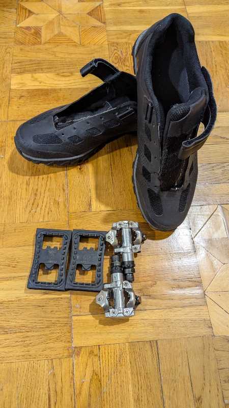 Велотуфли FLR,с педалями M520