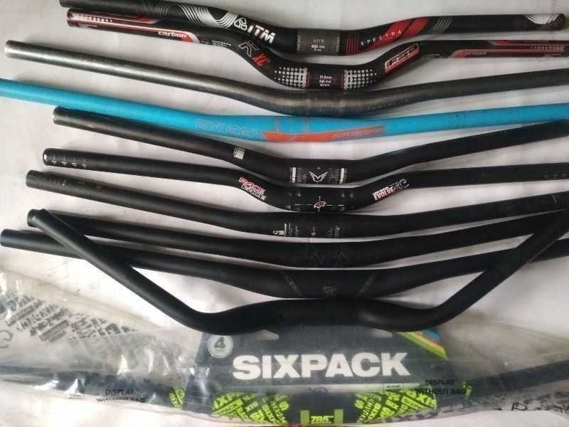 Рули карбон алю новые и бу