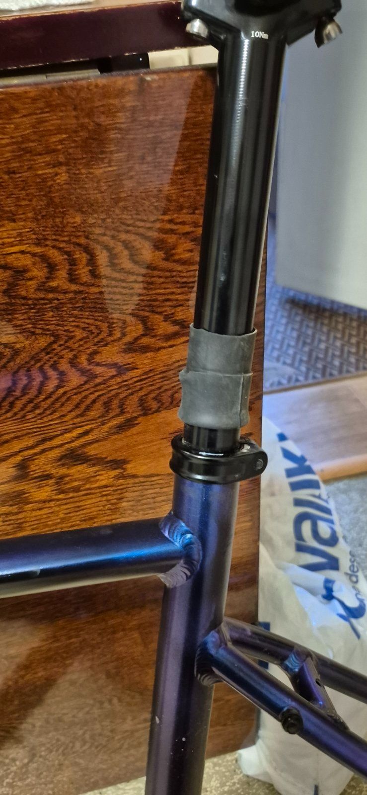 рама(алю)+вилка карбон Atom tundra x11,L размер.