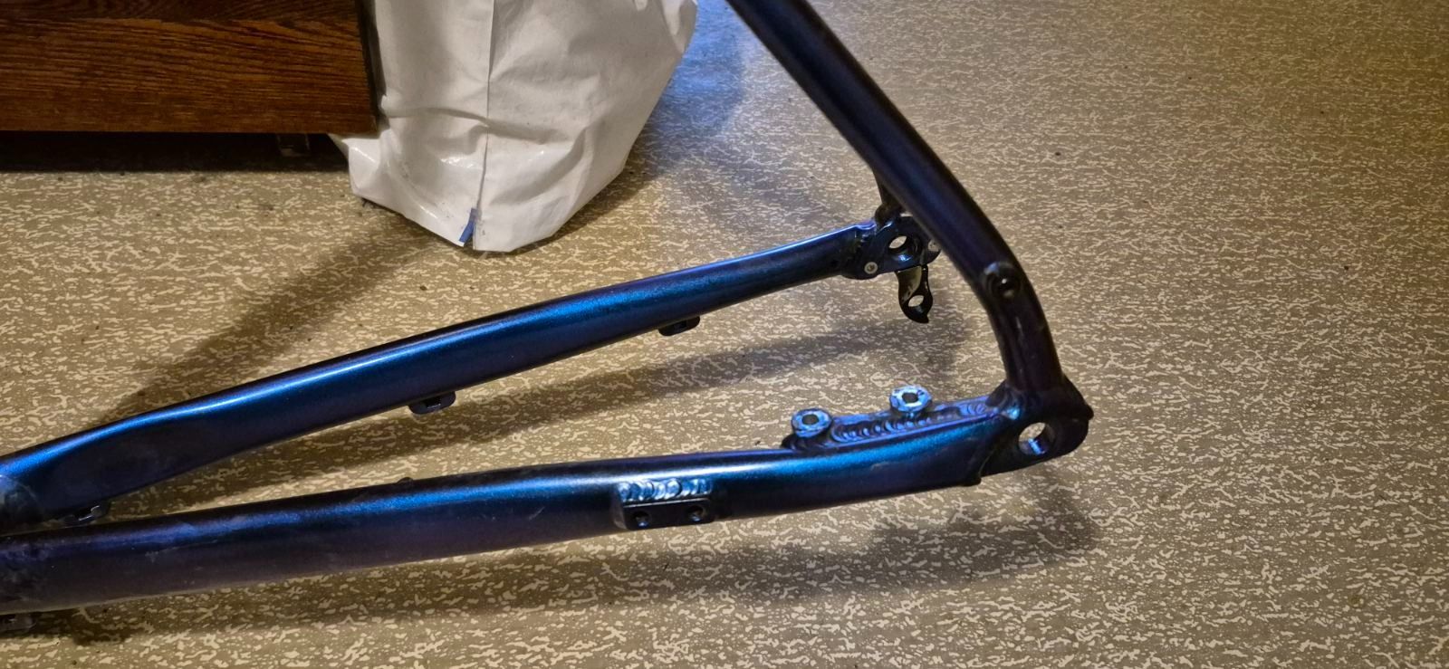 рама(алю)+вилка карбон Atom tundra x11,L размер.