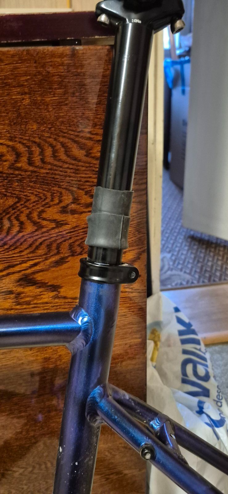 рама(алю)+вилка карбон Atom tundra x11,L размер.