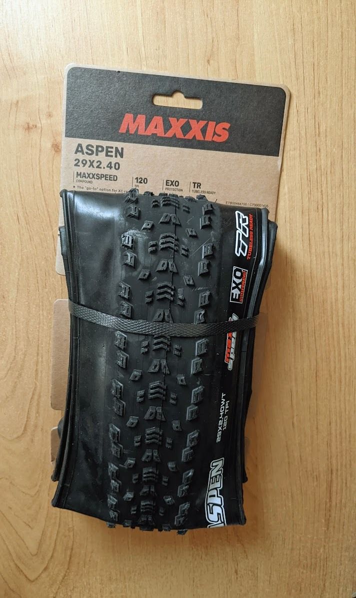 Предлагаю покрышки Maxxis Rekon Race 29х2.40WT 120TPI EXO TR и Maxxis ASPEN 29х2.40WT MaxxSpeed 120TPI EXO TR