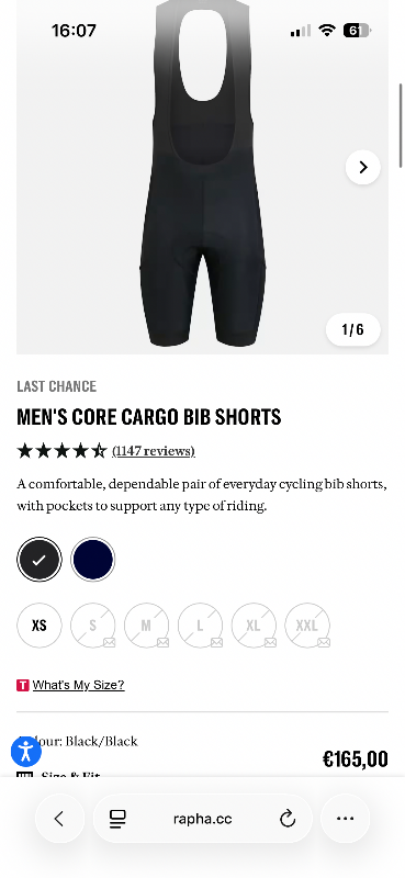 Велотрусы Rapha core cargo (новые оригинал)