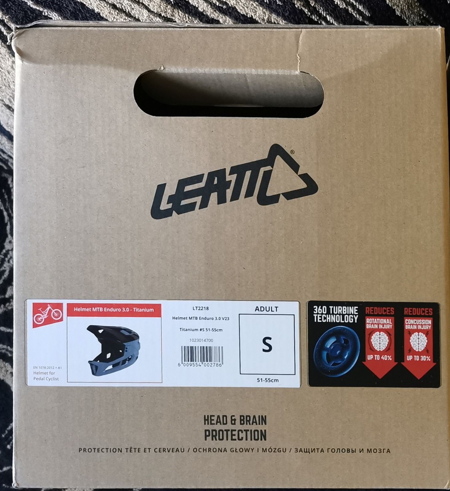 Leatt MTB Enduro 3.0 полнолицевой велошлем - 