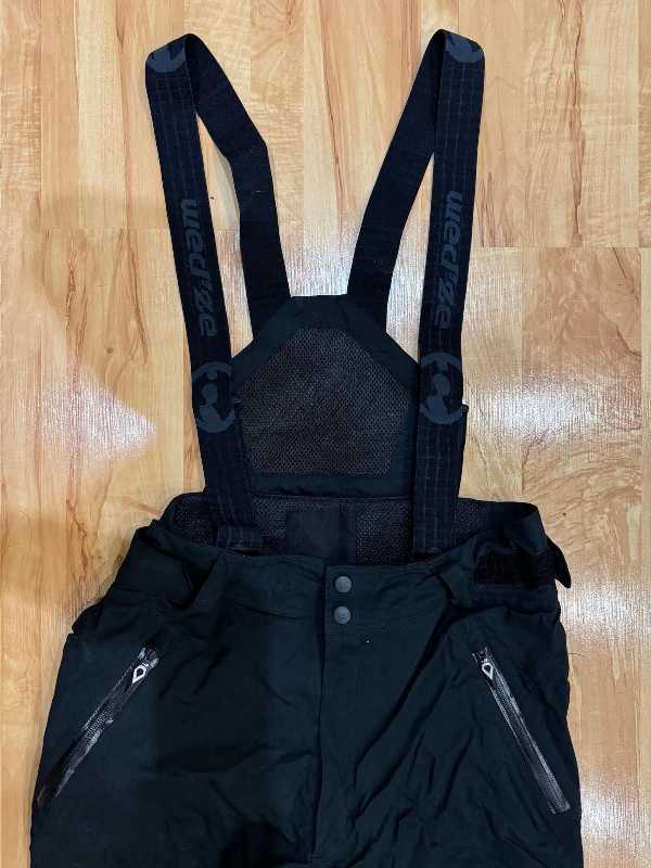 Зимние мужские лыжные штаны, горнолыжный полукомбинезон 175/М