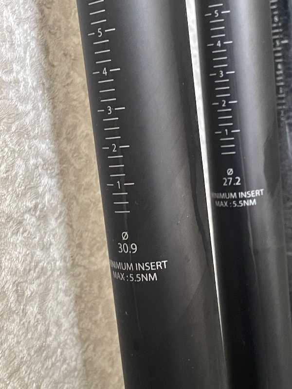 Подседельные штыри (все размеры) карбон