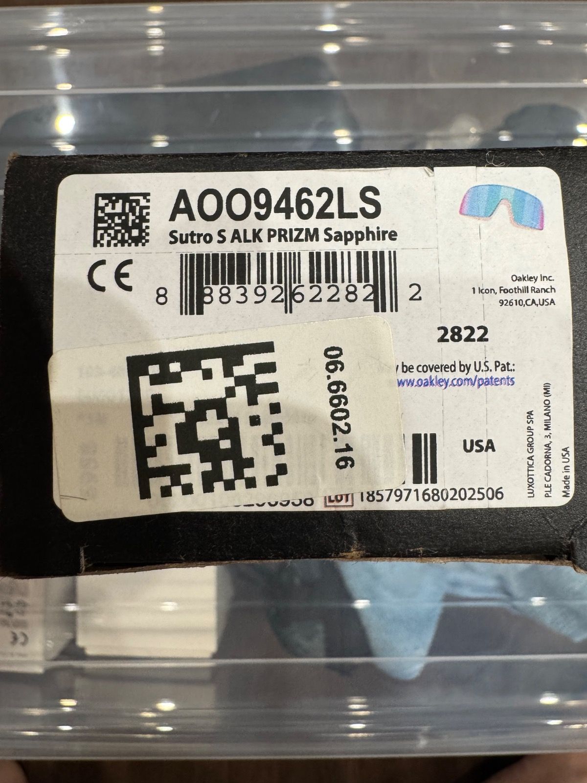 Сменная линза Oakley Sutro S. Оригинал.