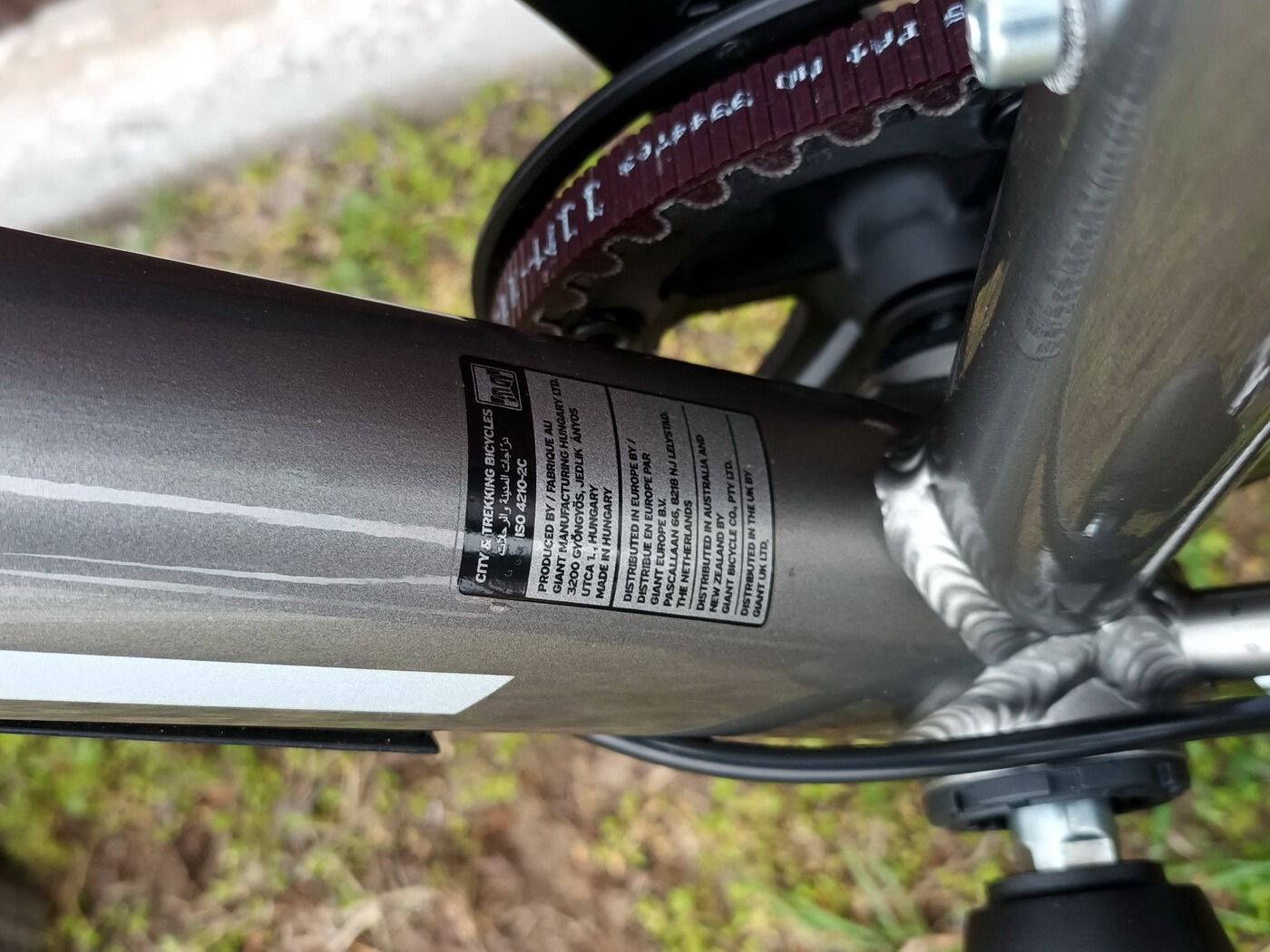 Велосипед Giant Anytour планетарка ремень