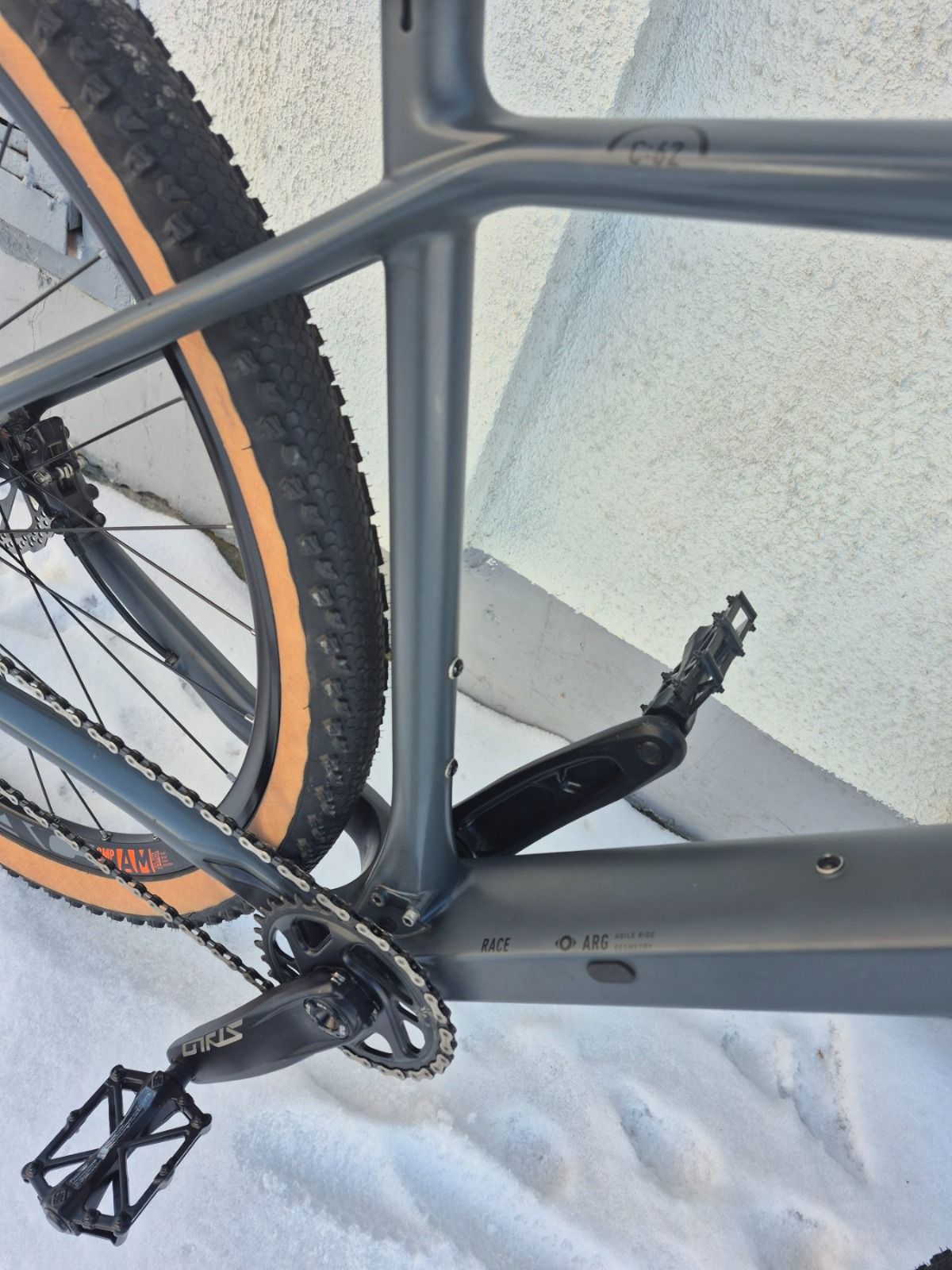 Карбоновый велосипед CUBE RACE 1/12 SRAM GX, рама L, Deore XT. .